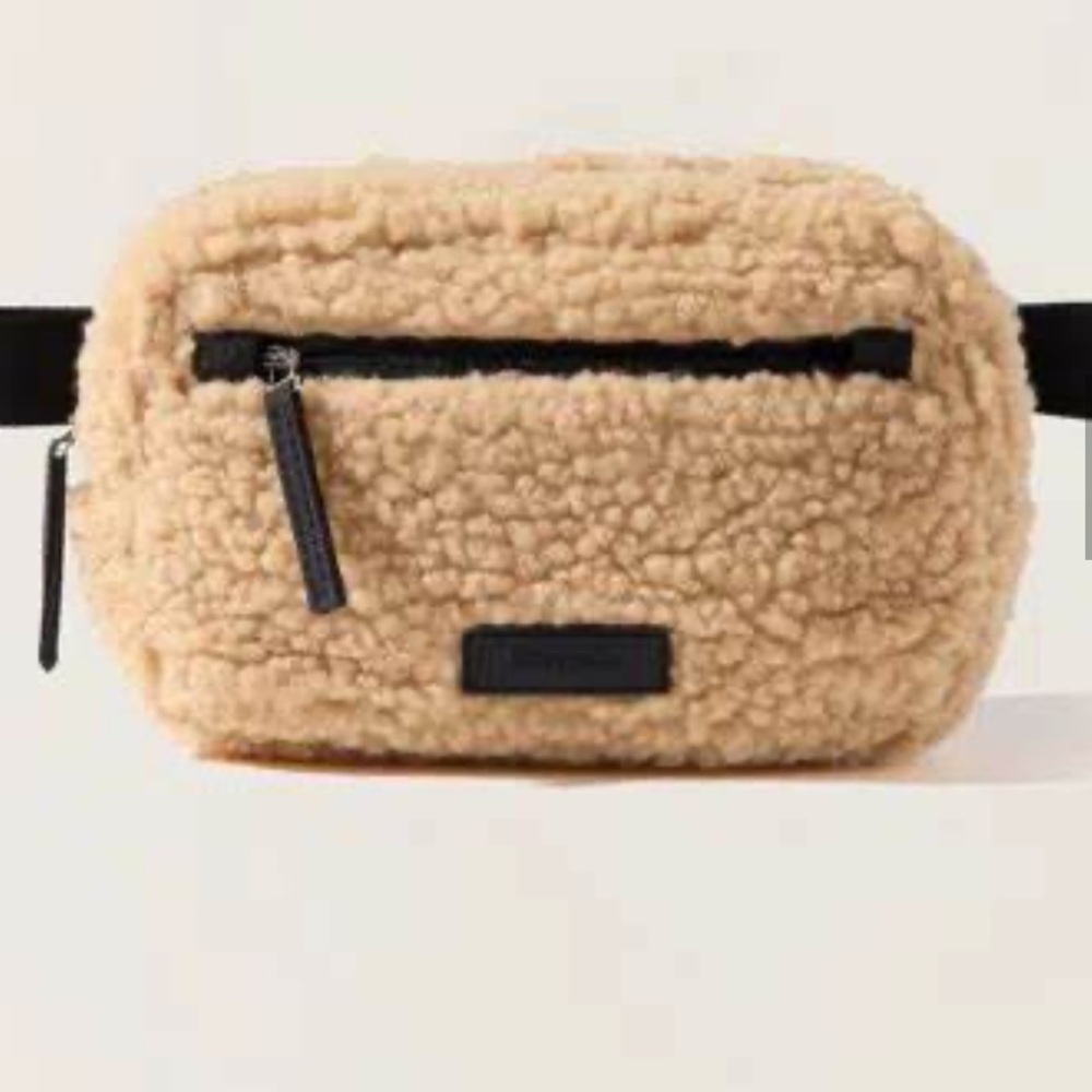 Athleta All About Shearling Belt Bag
